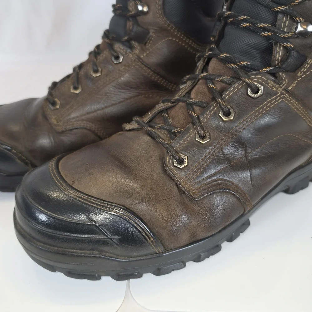 Ariat Treadfast Waterproof Steel Toe Work Boots, Men's Size 11D Freshly Shined